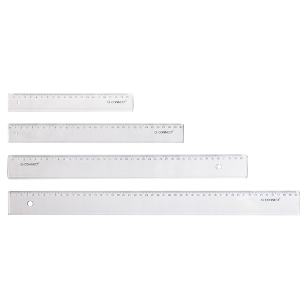 Lineal Plastik 20cm transparent