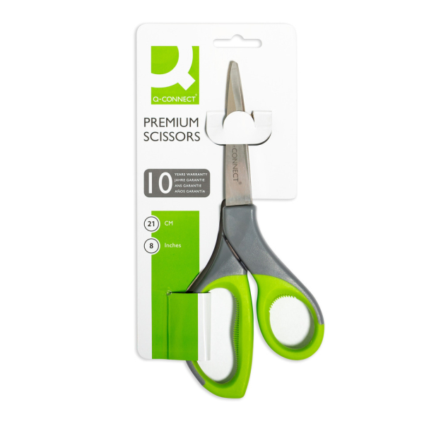 Universalschere 21cm grau/grün