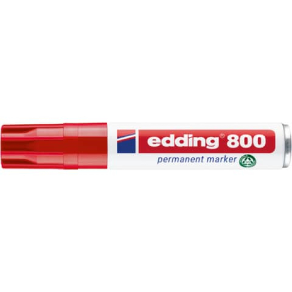 800 Permanentmarker - nachfüllbar, 4 - 12 mm, rot Edding 800-002