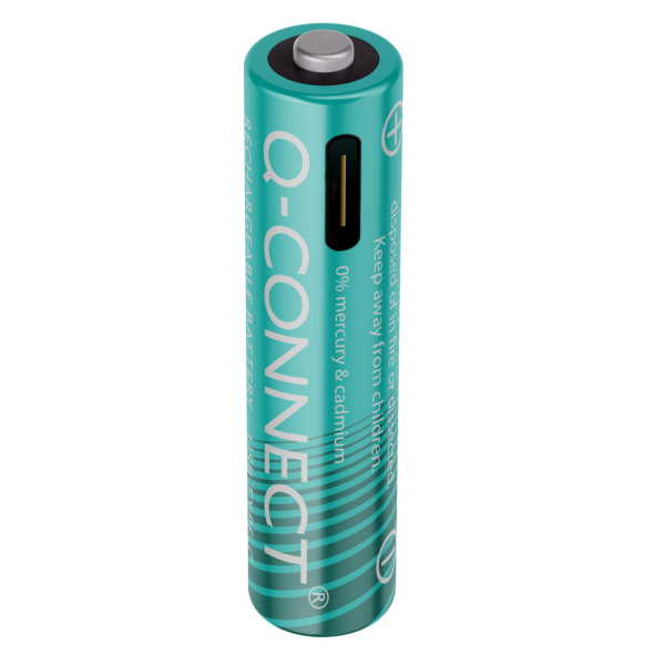 Batterie Akku/USB-C AAA 4ST petrol
