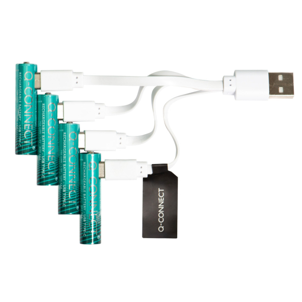 Batterie Akku/USB-C AAA 4ST petrol