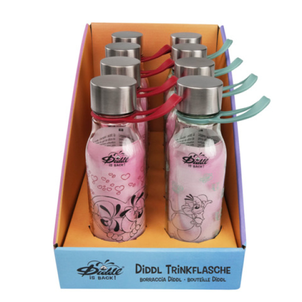 DIDDL Trinkflasche mit Trageschlaufe  (Farbe wählen)