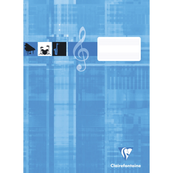 CLAIREFONTAINE Musik Notenheft A4 8BL 90g