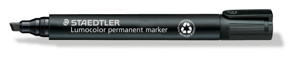 Permanentmarker Lumocolor schwarz