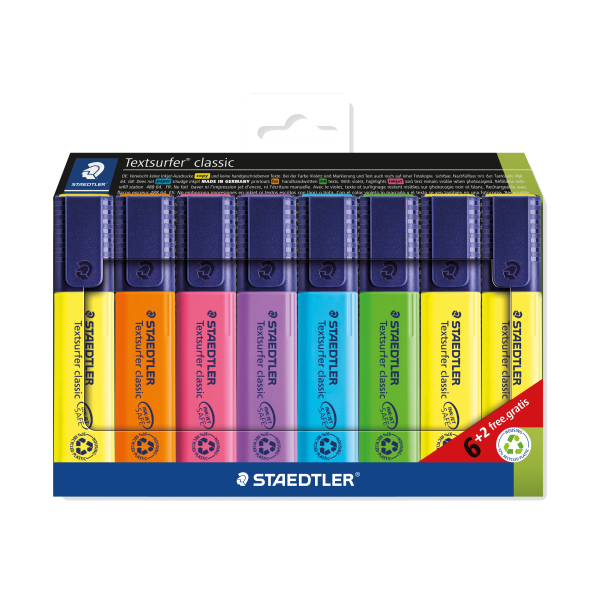 STAEDTLER Textmarker Textsurfer 6+2 - Promo