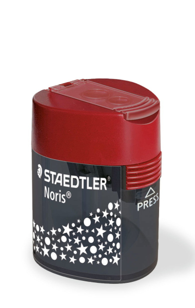 STAEDTLER Dosenspitzer Noris Club Dreikant Doppel-Spitzdose – Produktabbildung