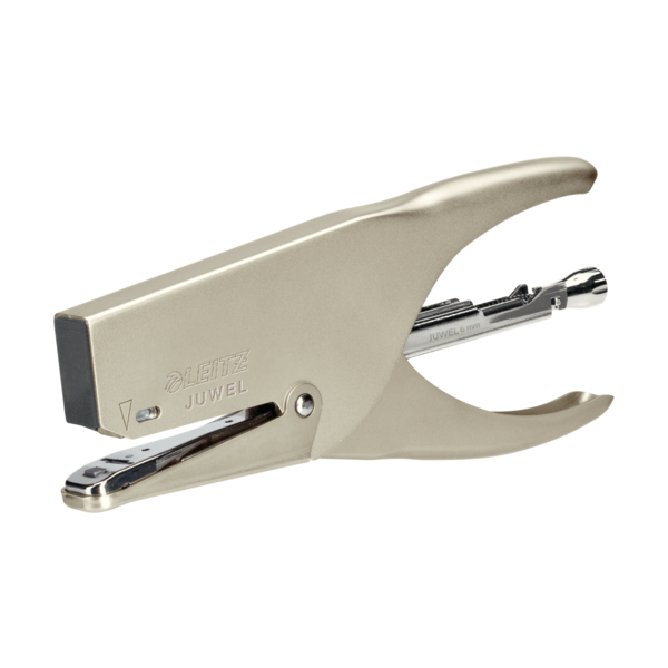 Leitz JUWEL 3000 Flachheftzange, Hinterlademechanik Metall