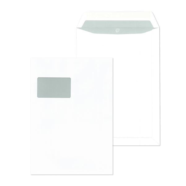 STEINMETZ Versandtasche C4 mit Fenster SK 100g weiß 250ST – Produktabbildung