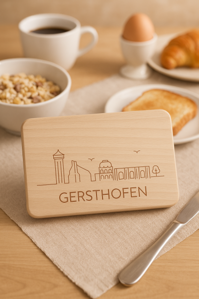 Gersthofen Frühstücksbrettchen – Heimatliebe für den Tisch