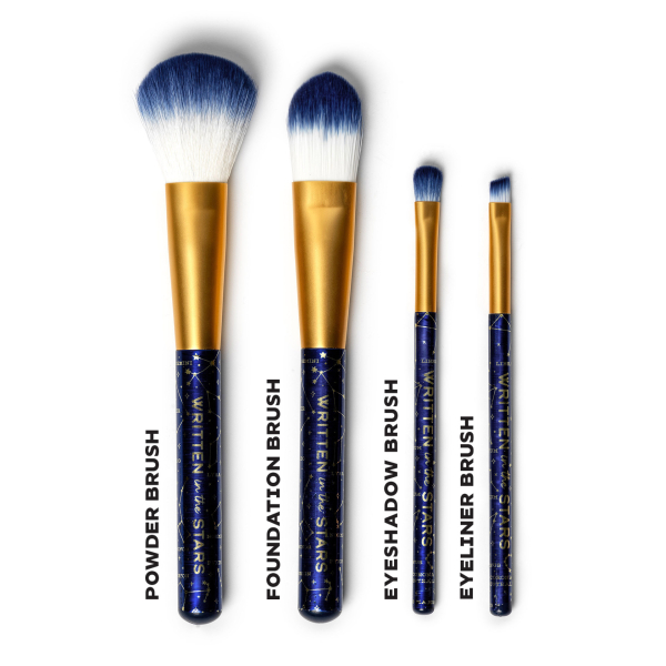 LEGAMI Set mit 4 Schminkpinseln - Oh My Glow! - Stars