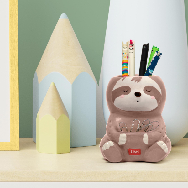 Keramik-Stiftehalter - Desk Friends  - SLOTH