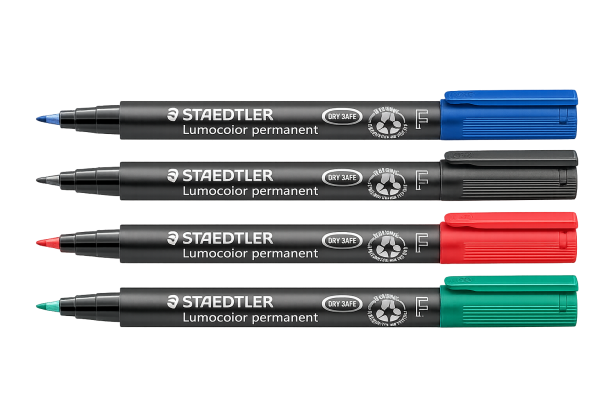 STAEDTLER Folienstift Lumocolor F permanent (Farbauswahl) – Produktabbildung