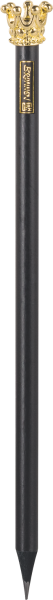 Bleistift „Krone“ Colour Code | HB, rund, onyx