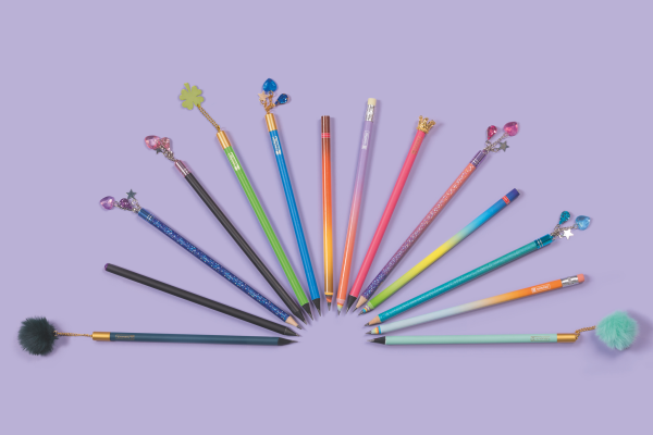 Bleistift „Krone“ Colour Code | HB, rund, tulip