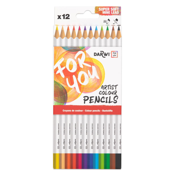 DARWI Farbstiftetui Dreikant 12ST