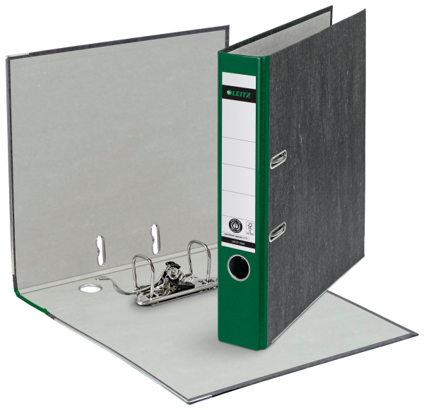 Leitz Ordner Pappe A4 5,2cm grün