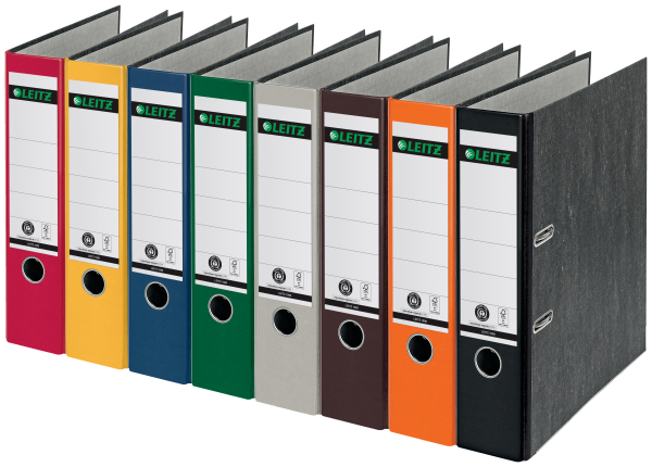 LEITZ Ordner Pappe A4 8cm (Farbauswahl) – Produktabbildung