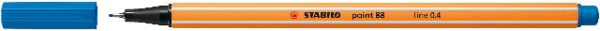 Fineliner STABILO® point 88®, 0,4 mm, mittelblau