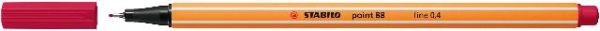 Fineliner STABILO® point 88®, 0,4 mm, dunkelrot