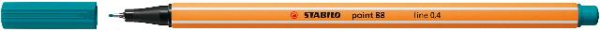 Fineliner STABILO® point 88®, 0,4 mm, türkisblau