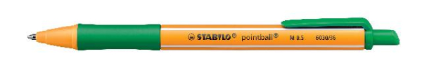 Kugelschreiber STABILO® pointball® 0,5 mm, grün