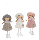 IKO Stoff-Mädchen mit Schlenkerbeinen zum Hängen – Produktabbildung