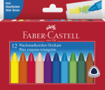 FABER-Castell Wachsmalkreiden 12er Etui