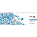 ZETTLER Pultkalender 29,6x9,9cm 1W 2S blau – Produktabbildung