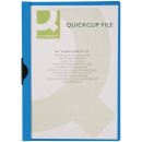 Klemmmappe A4 transparent blau