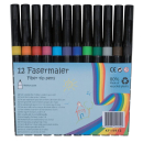 Faserschreiberetui 12ST sort.