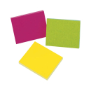 Q-CONNECT Haftnotizblock 38x51mm Neon – Produktabbildung