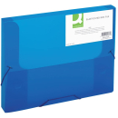 Heftbox A4 transluz. blau