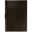 Klemmmappe A4 transparent schwarz