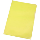 Sichthülle A4 100ST PP gelb genarbt