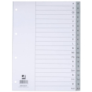 Register A4 A-Z grau Plast. 20