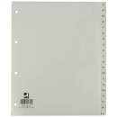 Register Plastik A4 A-Z 20tlg. grau