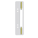Heftstreifen PP 34x150mm 25ST grau