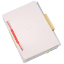 Aktenbinder D-Clip 8cm rot