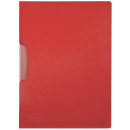 Klemmhefter A4 transluzent rot
