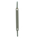 Heftstreifen PP 34x150mm 25ST weiß