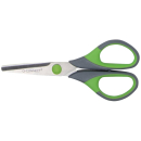 Schere 14cm grau/grün