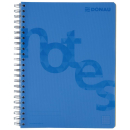 Collegeblock PP Cover A4 kariert blau