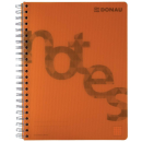 Collegeblock PP Cover A4 kariert orange