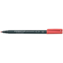 Folienstift Lumocolor M rot permanent