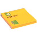 Haftnotizblock neon orange