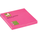 Haftnotizblock neon pink