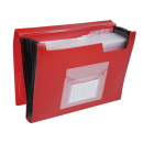Fächertasche  rot