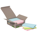Haftnotizblock 12ST Recycling pastell
