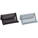 Q-CONNECT Visitenkarten-Aufsteller Metall silber/schwarz – Produktabbildung