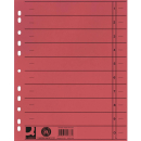 Trennblatt A4 100ST rot